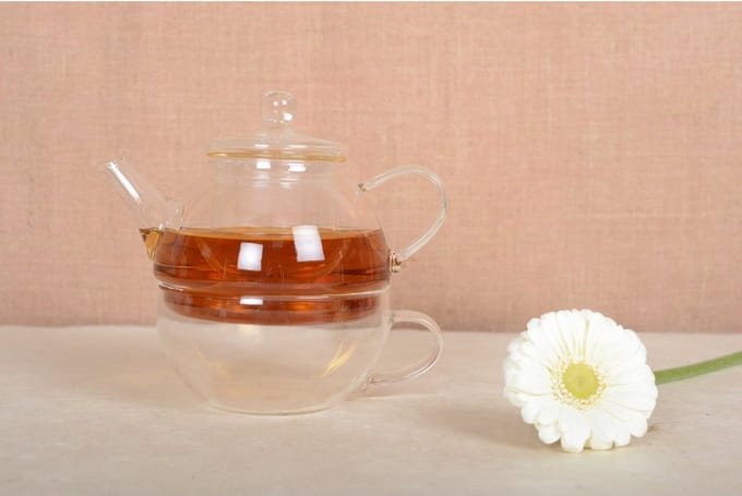 Aulica - Tea For 1 theepot met infuser en tas - 700ml