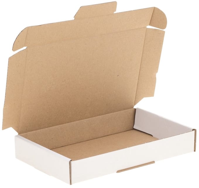 Brievenbusdoosjes 221 x 155 x 28 mm (a5 formaat) wit | 51 stuks