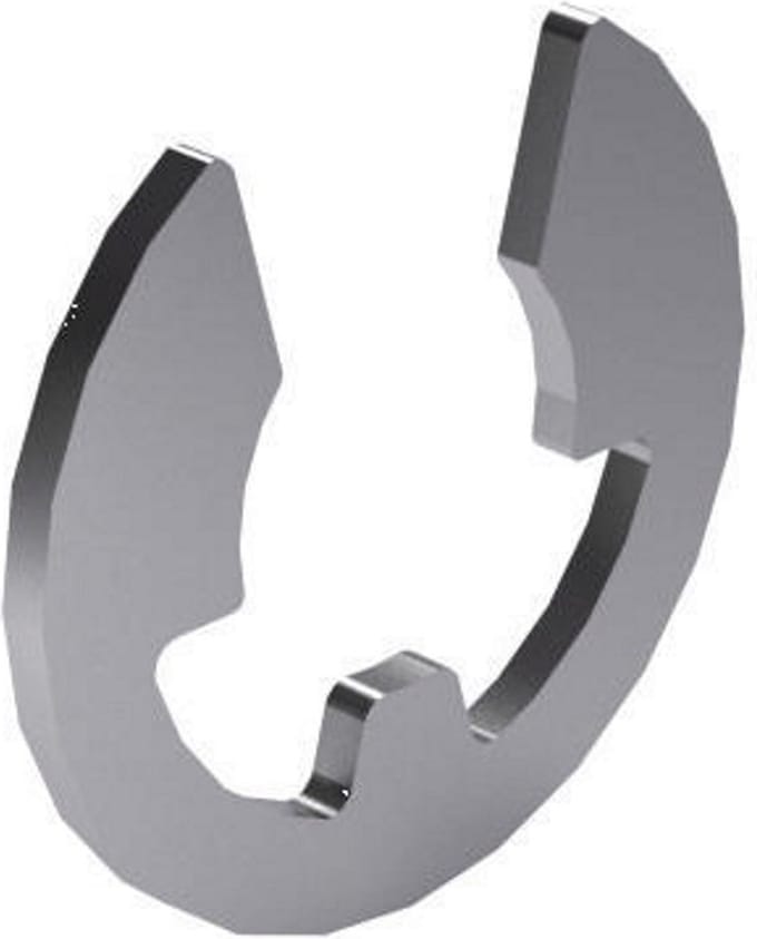 Asborgring open 4mm - per 10 stuks - verenstaal -D6799 ST