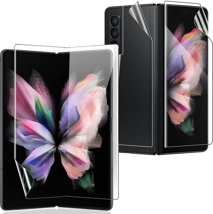 Screenprotector geschikt voor Samsung Galaxy Z Fold 3 - PET Screen Protector