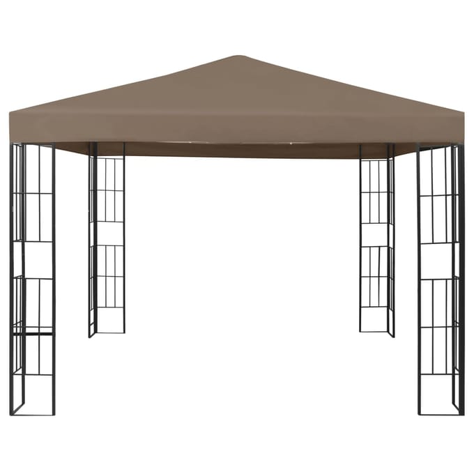 vidaXL - Prieel - 3x3 - m - taupe