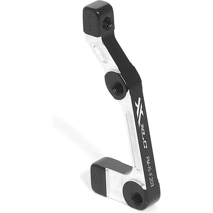 XLC remdeel adapter PM/IS voor 203mm zwart/zilver BRX25