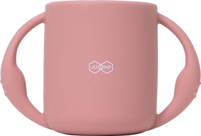 JU&MP Oefenbeker - Baby - Kinderservies - Drinkbeker Baby - Onbreekbaar - Roze