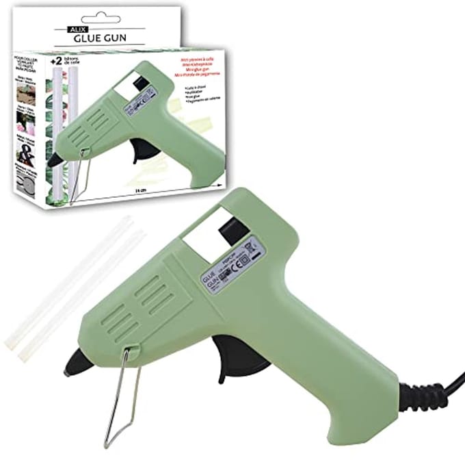 Mini-lijmpistool voor lage temperatuur met lijmpatronen 7 mm