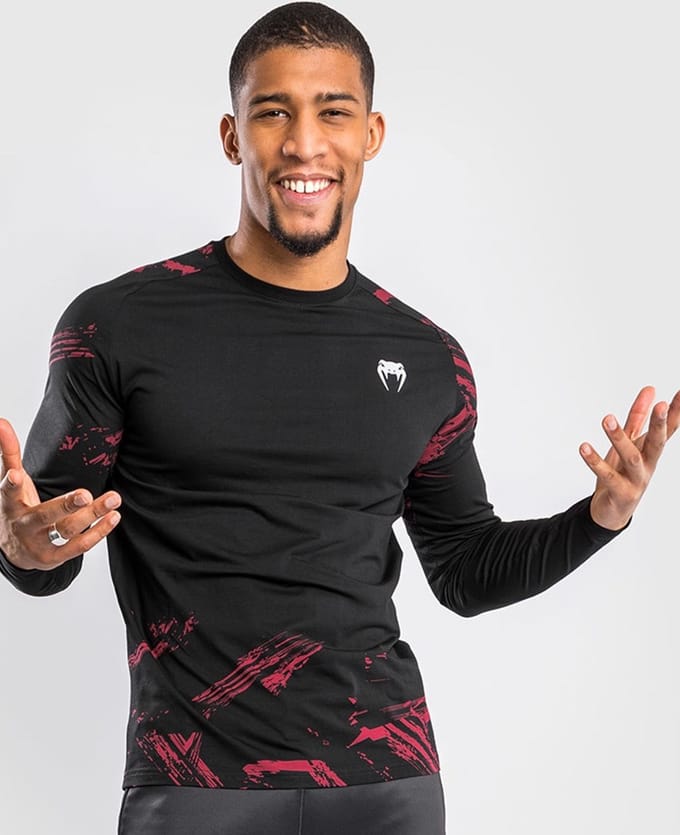 UFC Venum Authentic Fight Week 2.0 L/S Shirt Zwart Rood - XL