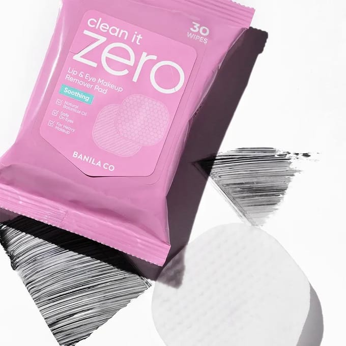 BANILA CO Clean It Zero Soothing Lip & Eye Remover Pads 30 Pads (60g)