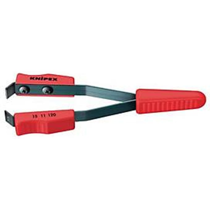 Lakverwijderingspincet, totale lengte 120 mm, ontisolering 0,6 mm²