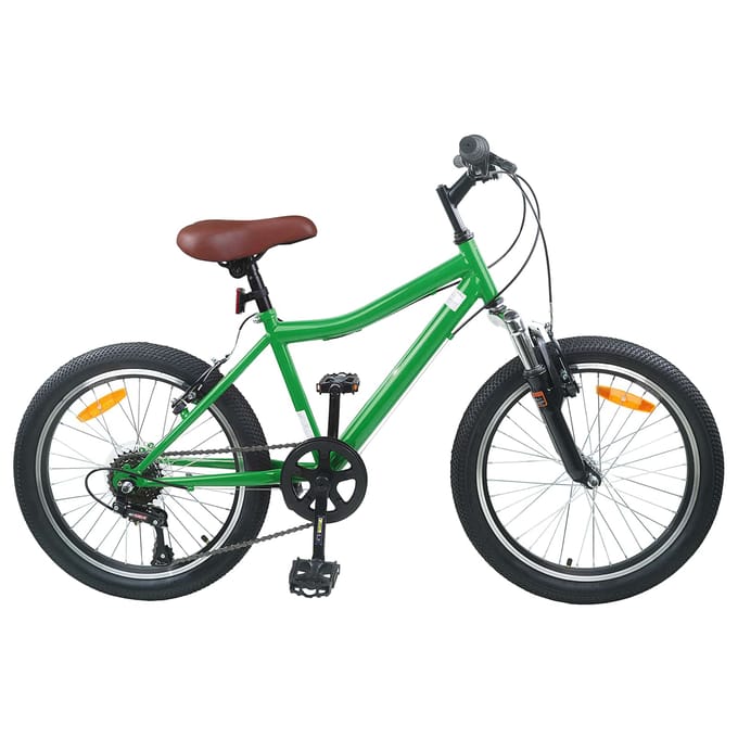 vidaXL - Kinderfiets - 20 - Inch - 6-Snelheid - voor - 6-11 - jaar - oud - Groen