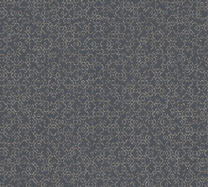 GRAFISCHE BLOEMETJES BEHANG | Modern - grijs metallic - A.S. Création Metropolitan Stories 2