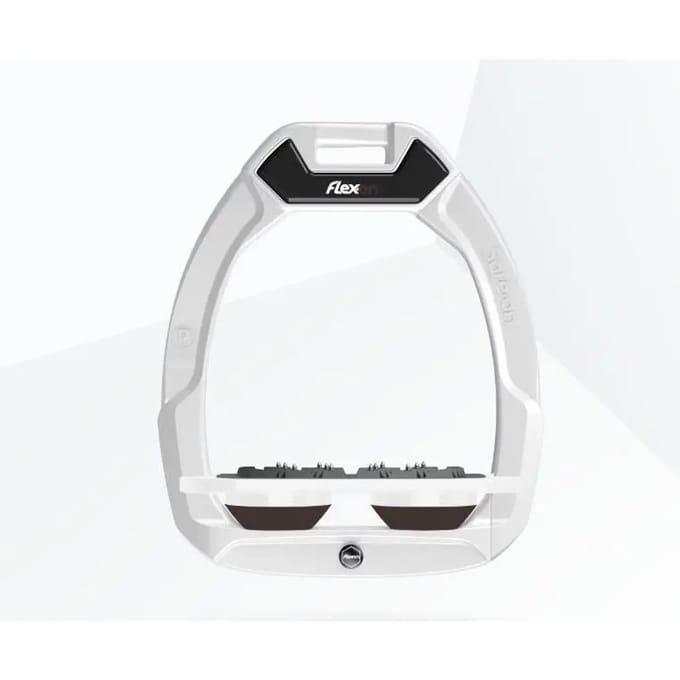 Plat Ultra Grip Veiligheidsbeugels Wit/Wit/Bruin Flex-On Safe-On