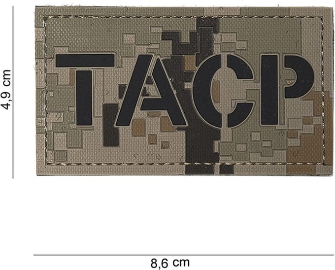 101 Inc Embleem 3D Pvc Tacp Dig. Desert  16101