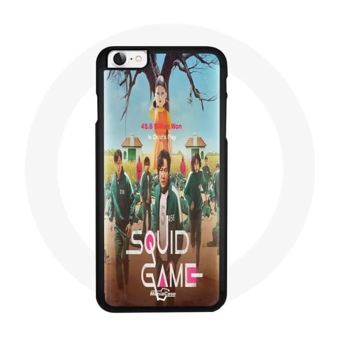 Coque - Squid Game - Iphone SE - Souple - Noir - Mixte