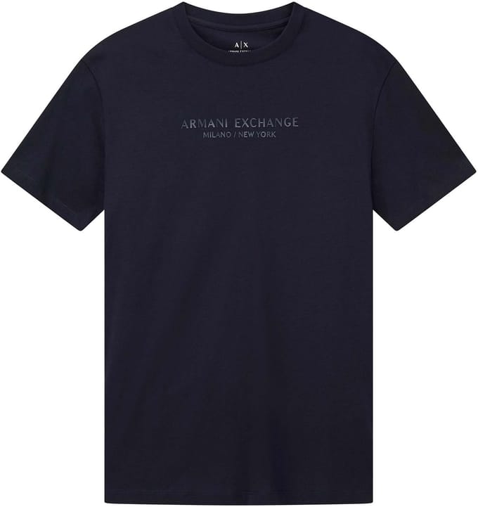 Printed Short Sleeve Round Neck T-shirt - Blue Shirts
