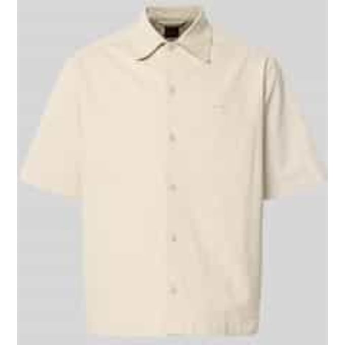 regular fit corduroy overhemd van katoenmix model 'LAKITH_M'