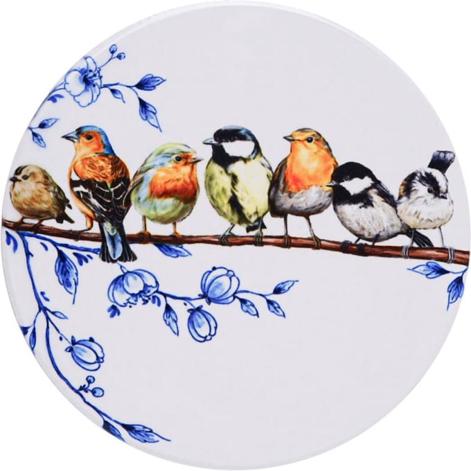 Pannenonderzetter Bosvogels - 18 cm