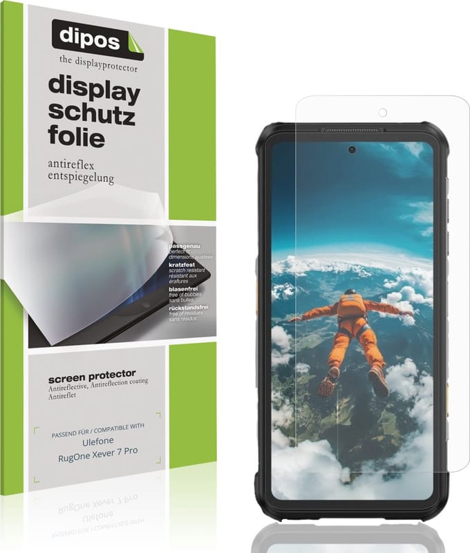 dipos – 4x Matte Beschermfolie geschikt voor Ulefone RugOne Xever 7 Pro | Krasbestendige & antireflecterende Screenprotector Ultra-Thin