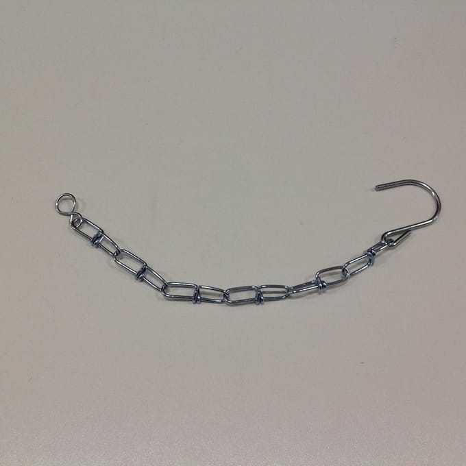 Borgketting 29 cm voor paardentrailer/aanhangwagens