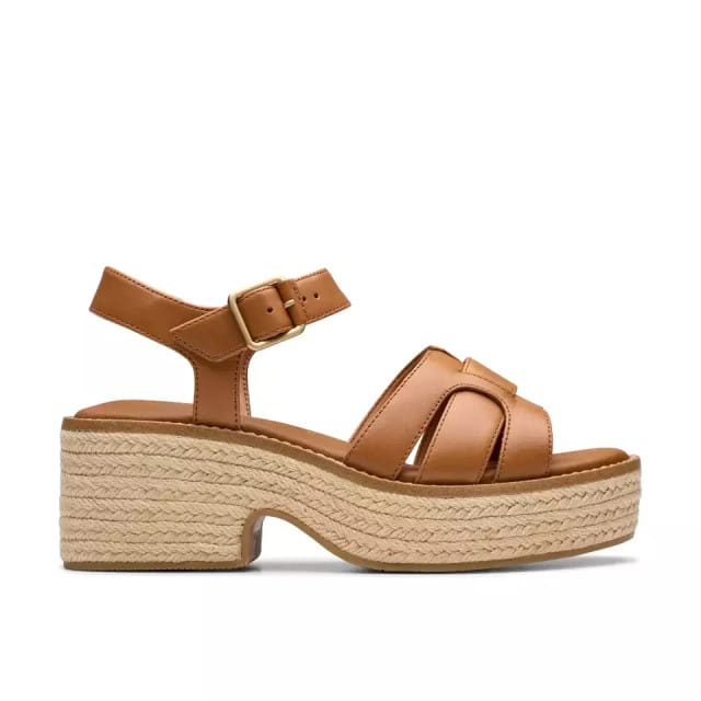 Clarks Coledale Strap - dames sandaal - Bruin - maat 38 (EU) 5 (UK)