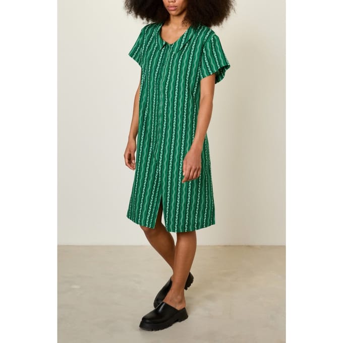 American Vintage Epifun Robe Therese Maat: M | Blousejurken Outlet | Dames | Groen