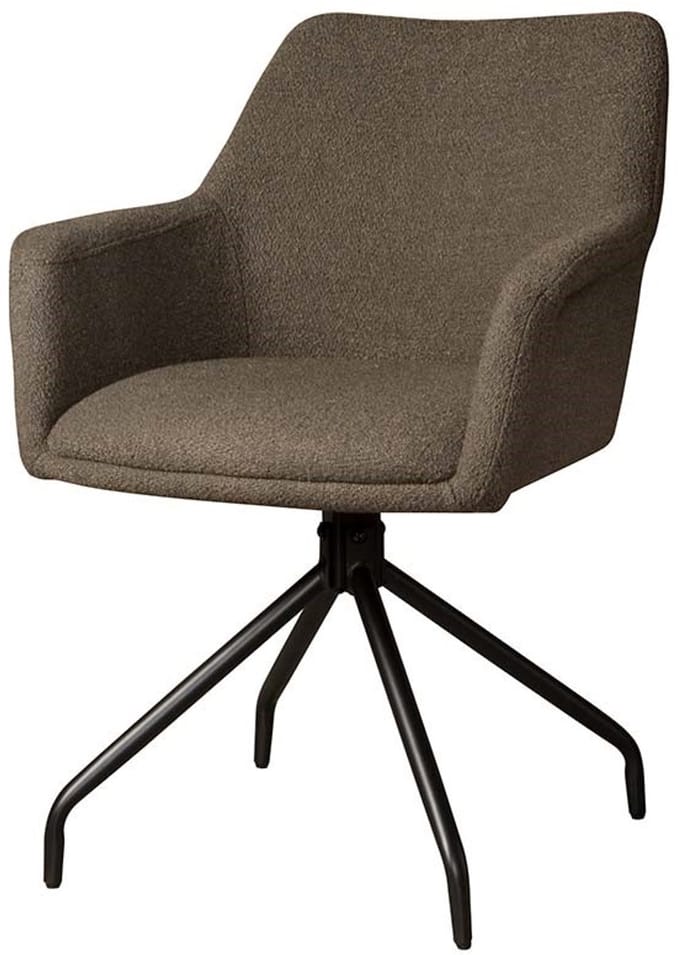 Tower living Ortana swivel armchair - Dark brown