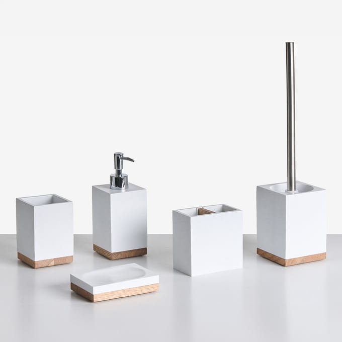 TAPICHE - Badkameraccessoireset - Wit - Polyresin