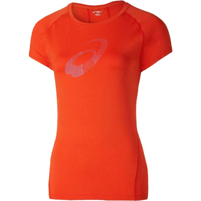 Asics Motion Dry Dames Oranje Top