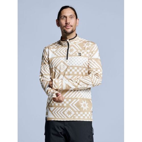 Poederbaas Skipully Heren - Cabin Life - White Multi - Maat M