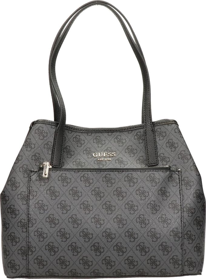 Guess Vikky dames shopper - Zwart multi - Maat Geen