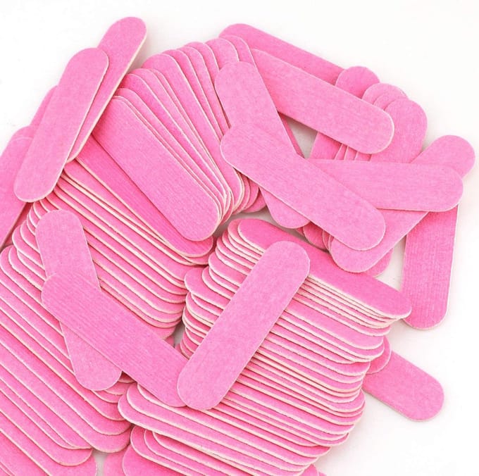 Solidchoice - 100 Professionele Nagelvijlen Dubbelzijdig voor Manicure en Pedicure