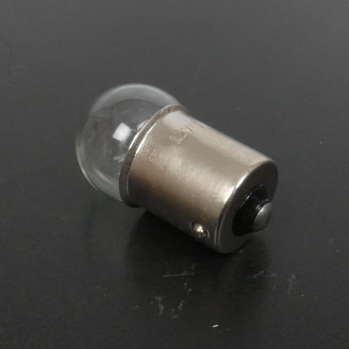 Lamp RMS 12V 5W base type BA15S G18 voor auto motor scooter unit Nieuw