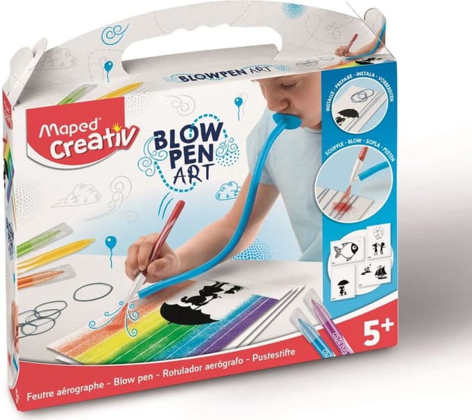 Maped Blowart Pen + 18 Viltstiften