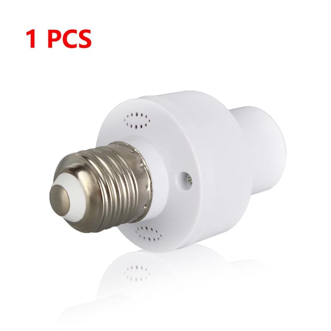 E27 LED Infrarood Bewegingsdetectie Lichtsensor E27 Basis PIR Bewegingsmelder Wandlamphouder Smart Switch Lampfitting Adapter white