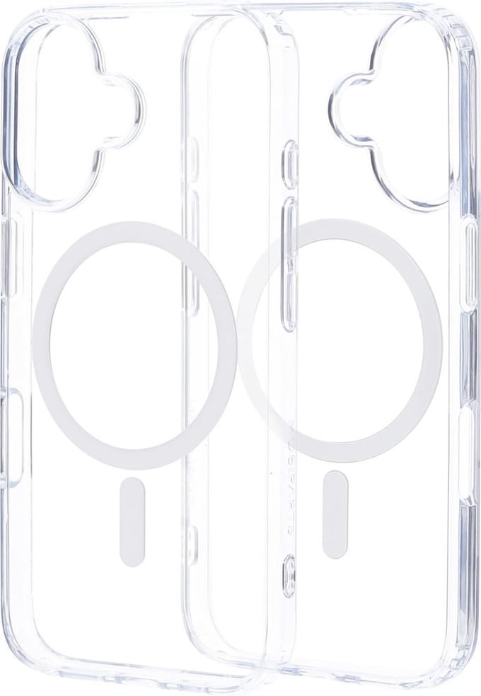 Mobiparts hoesje geschikt voor Apple iPhone 16 - Hardcover - MagSafe - Transparant
