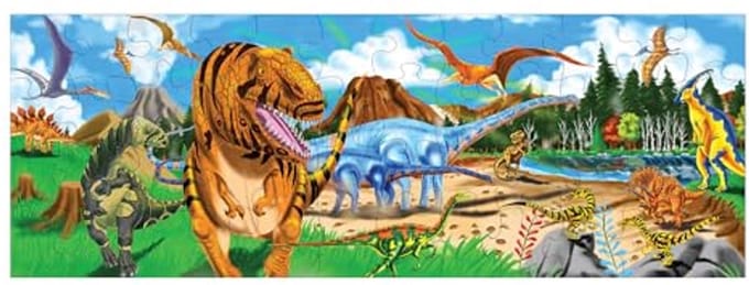 Vloerpuzzel Dinosaurus Avontuur - 48 Delen