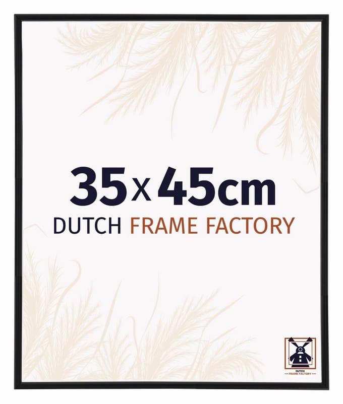 Fotolijst 35x45 cm - Kunststof - Zwart Mat - Angers