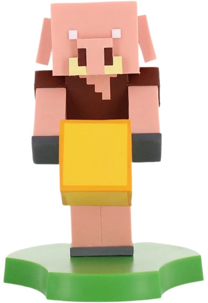 Minecraft - Piglin - figurine standaard voor telefoon | oplaadcase (Cable Guys Mini)
