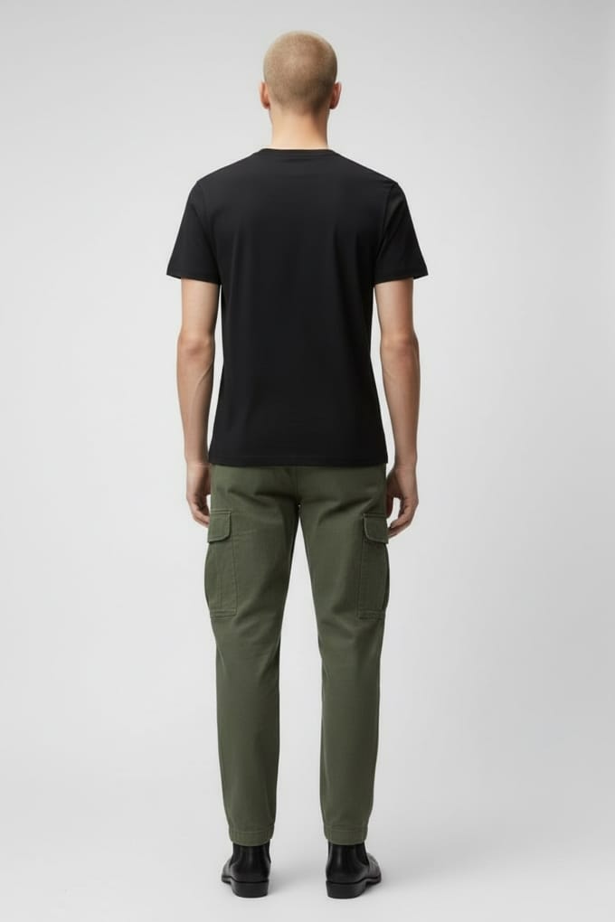 Levi's Graphic Crewneck Tee Poster Logo Black Größe: M | Cargohosen Outlet | Herren | Schwarz