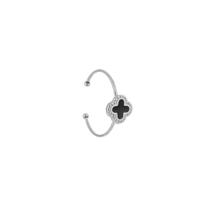Bijoutheek Ring (Sieraad) Ring Klaver Zilver One Size