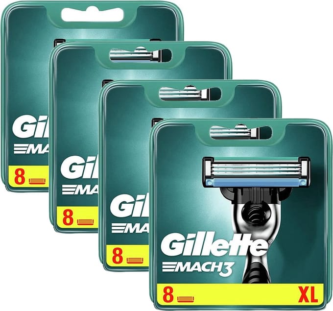 Gillette Mach 3 scheermesjes - 32 stuks