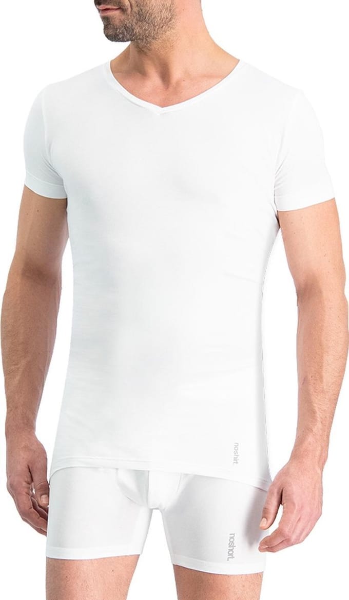 Noshirt Lite Cotton - Ondershirt - Reguliere V-Hals - Wit - M