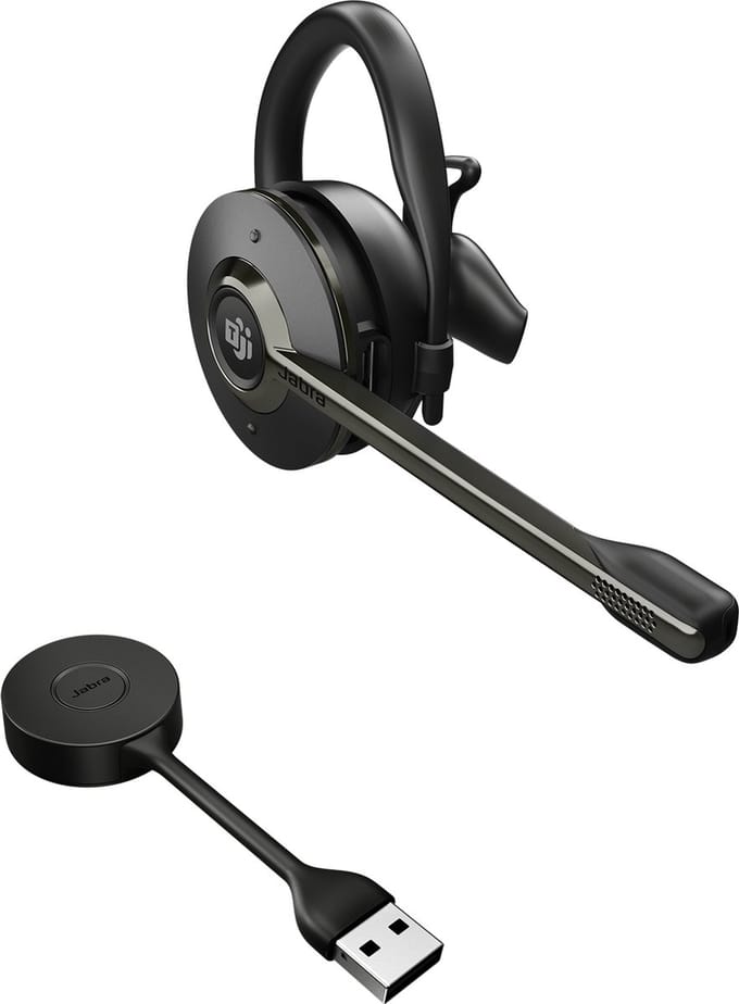 Jabra ENGAGE 55 MS Convertible Wireless Headphones Black