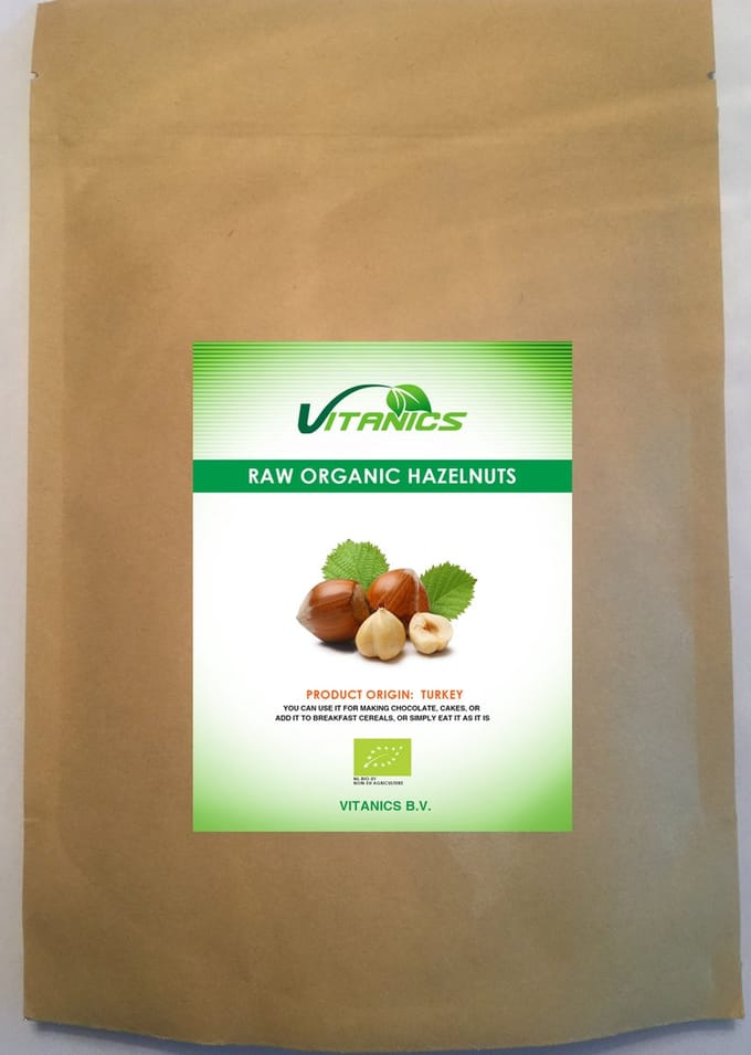 Biologische Hazelnoten 400g