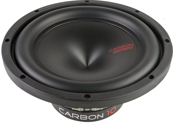 Audio System Carbon-Serie 250 mm EFFICIENT 10 inch Subwoofer 4 ohm 350/250 Watt Auto subwoofer