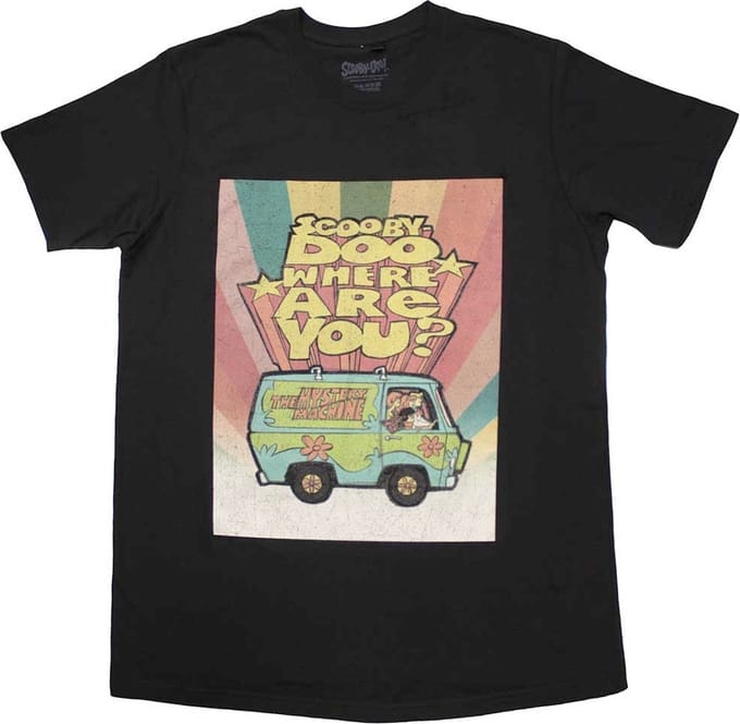 Scooby-Doo - Where Are You? Heren T-shirt - S - Zwart