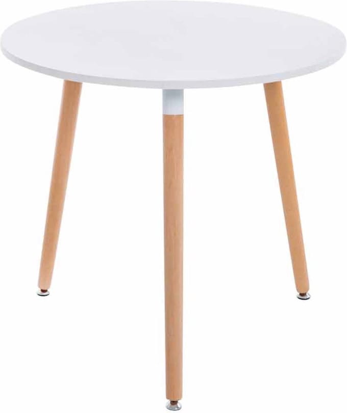 CLP Ansgar Eettafel - rond - wit
