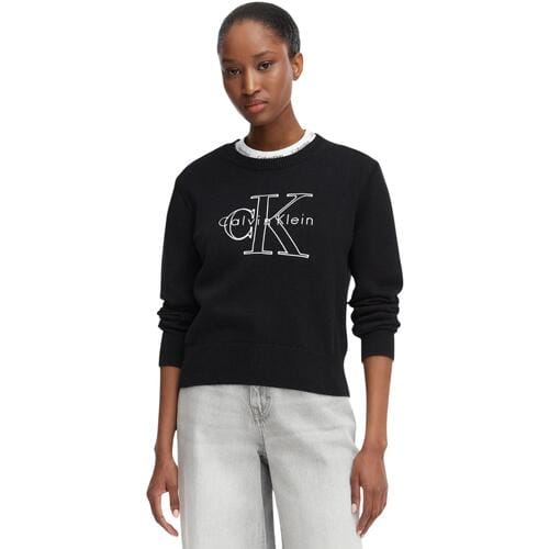 Sweater Calvin Klein Jeans Logo Outline Ls Top