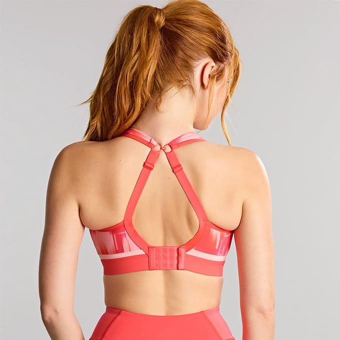 Panache - Boundless Voorgevormde Sport BH - Pink Abstract - 70G
