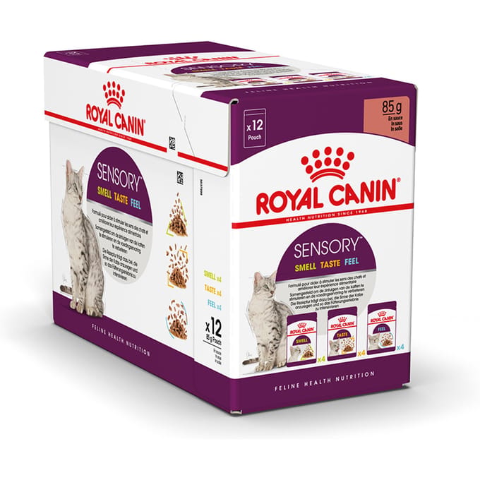 Royal Canin Sensory - Multipack in Saus - Kattenvoer - 12x85g - Natvoeding