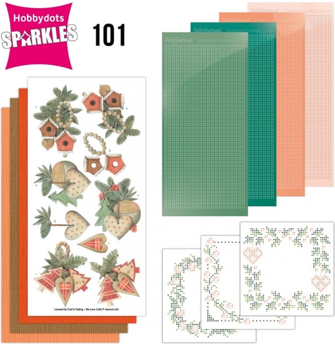 Sparkles Set 101 - Jeanine's Art - Christmas Ornaments
