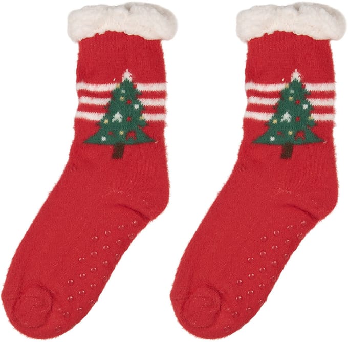 Clayre & Eef Kerstsokken one size Rood Synthetisch